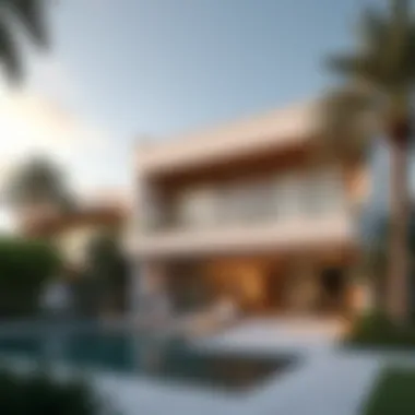 Luxurious interior design of a townhouse in Al Furjan
