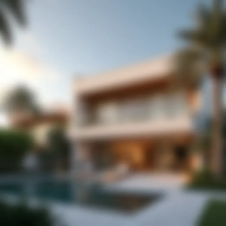 Luxurious interior design of a townhouse in Al Furjan
