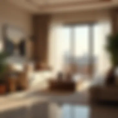 Luxurious Living Room in Baniyas Villas Luxurious living room interior of a Baniyas Villa
