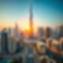 Stunning skyline of Dubai showcasing luxury properties