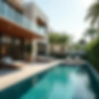 Exquisite Private Pool Settings in Jumeirah Private pool in a Jumeirah luxury villa