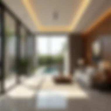 Modern Interiors of a Meadows Villa Modern interiors of a villa showcasing luxury design