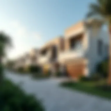 Architectural Beauty of Meadows Villas Stylish architecture of residential villas in the Meadows, Dubai