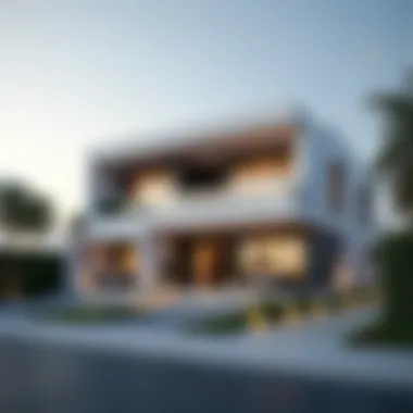 Modern architectural design of a Dubai luxury home